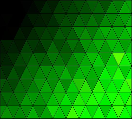 Fondo de mosaico de cuadrícula verde, plantillas de diseño creativo vector