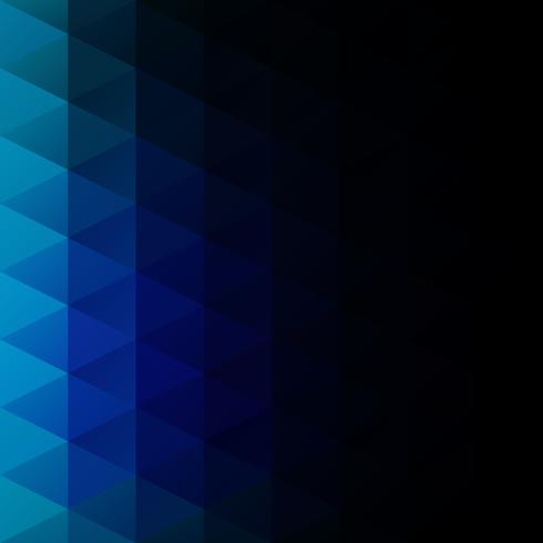 Fondo de mosaico de cuadrícula azul, plantillas de diseño creativo vector