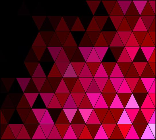 Fondo de mosaico de cuadrícula rosa, plantillas de diseño creativo vector