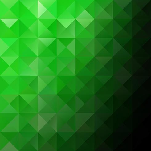 Fondo mosaico de rejilla verde, plantillas de diseño creativo vector