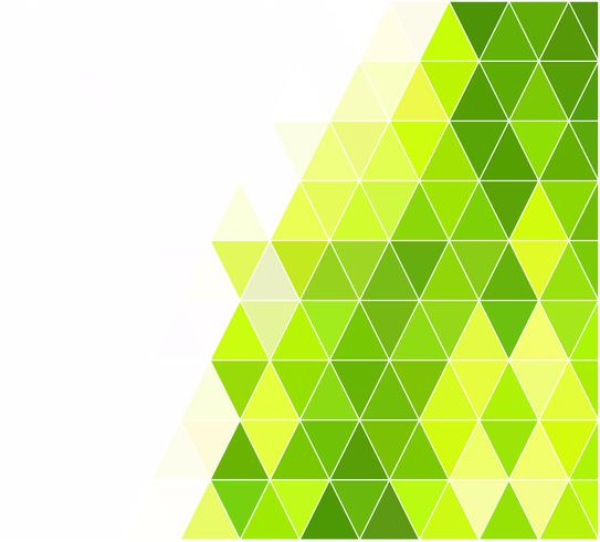 Fondo mosaico de rejilla verde, plantillas de diseño creativo vector