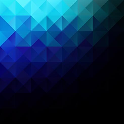 Blue Grid Mosaic Background, Creative Design Templates vector