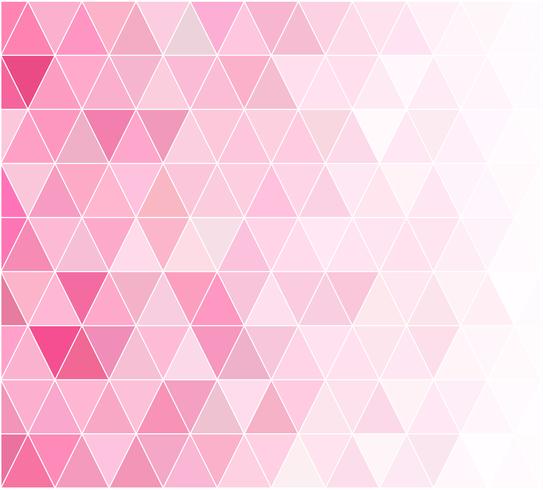 Fondo mosaico de rejilla rosa, plantillas de diseño creativo vector