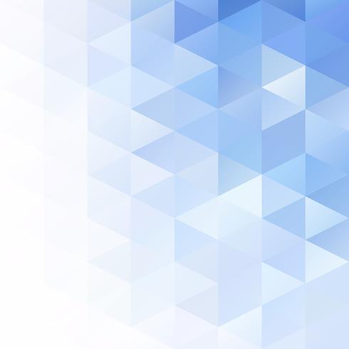 Blue Grid Mosaic Background, Creative Design Templates vector