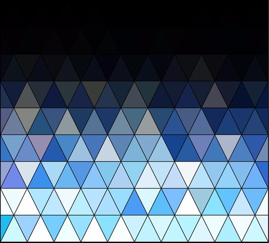 Fondo de mosaico de cuadrícula azul, plantillas de diseño creativo vector