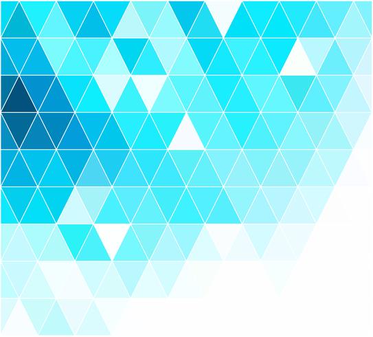 Blue Grid Mosaic Background, Creative Design Templates vector