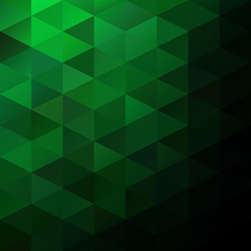 Green Grid Mosaic Background, Creative Design Templates vector