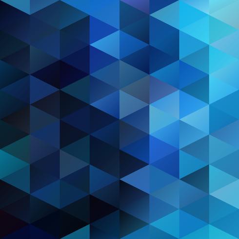 Blue Grid Mosaic Background, Creative Design Templates vector