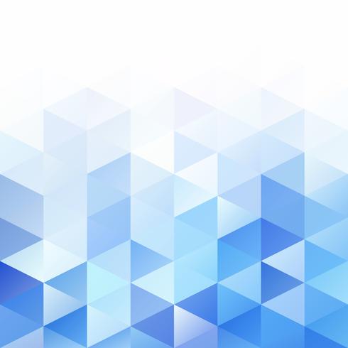 Blue Grid Mosaic Background, Creative Design Templates vector
