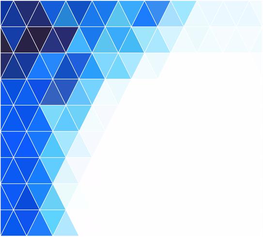 Blue Grid Mosaic Background, Creative Design Templates vector
