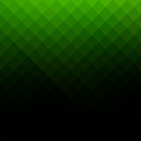 Fondo de mosaico de cuadrícula verde, plantillas de diseño creativo vector