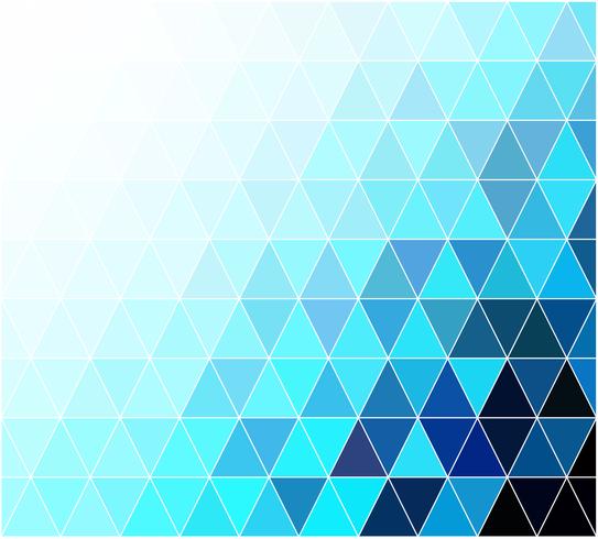 Fondo de mosaico de cuadrícula azul, plantillas de diseño creativo vector