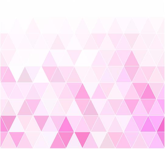 Fondo mosaico de rejilla rosa, plantillas de diseño creativo vector