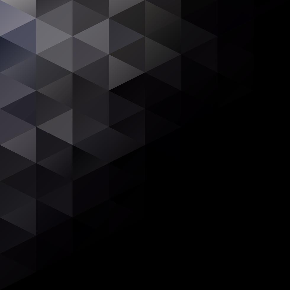 Black Grid Mosaic Background, Creative Design Templates 634435 Vector ...