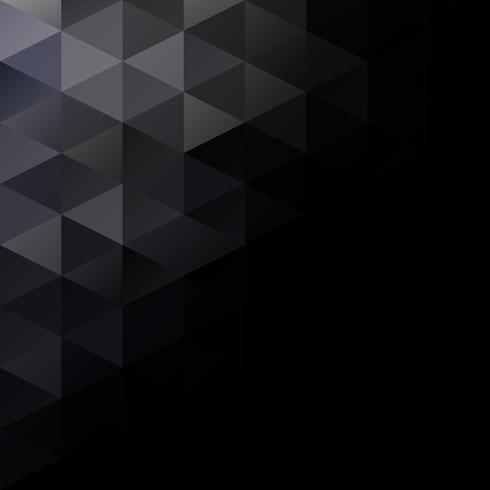 Black Grid Mosaic Background, Creative Design Templates vector