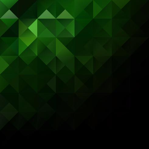 Fondo mosaico de rejilla verde, plantillas de diseño creativo vector