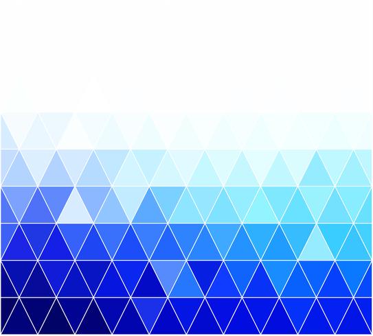 Fondo de mosaico de cuadrícula azul, plantillas de diseño creativo vector