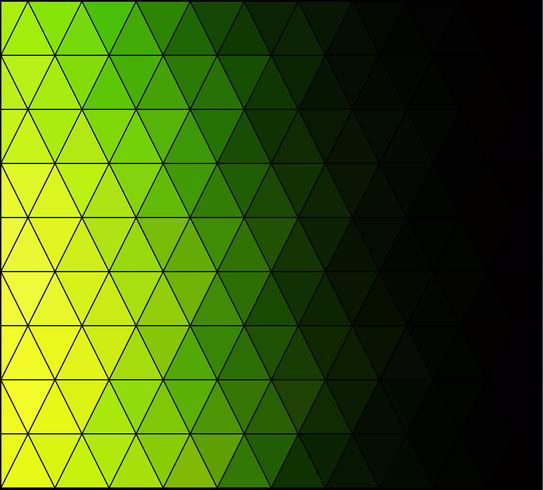 Fondo de mosaico de cuadrícula verde, plantillas de diseño creativo vector