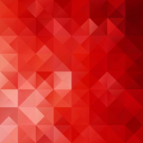 Fondo de mosaico de rejilla roja, plantillas de diseño creativo vector