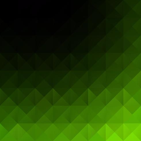 Fondo mosaico de rejilla verde, plantillas de diseño creativo vector