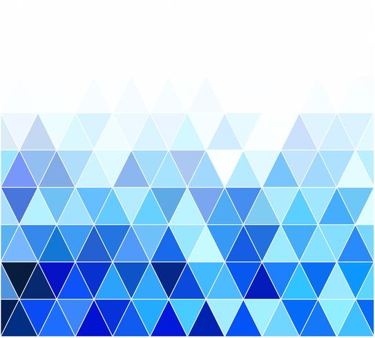 Fondo de mosaico de cuadrícula azul, plantillas de diseño creativo vector