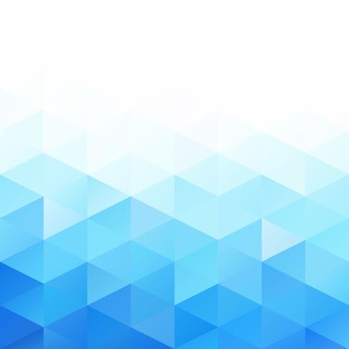 Blue Grid Mosaic Background, Creative Design Templates vector