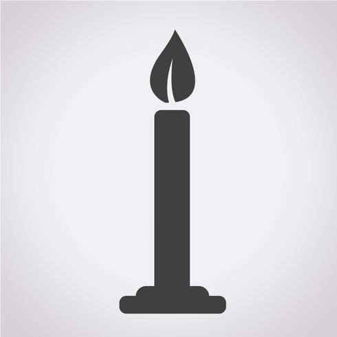 candle icon  symbol sign vector