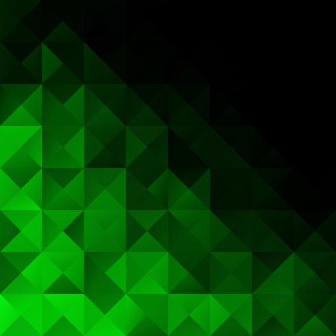 Fondo mosaico de rejilla verde, plantillas de diseño creativo vector