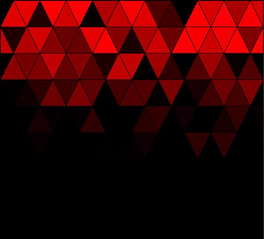 Fondo de mosaico de cuadrícula de color rojo, plantillas de diseño creativo vector