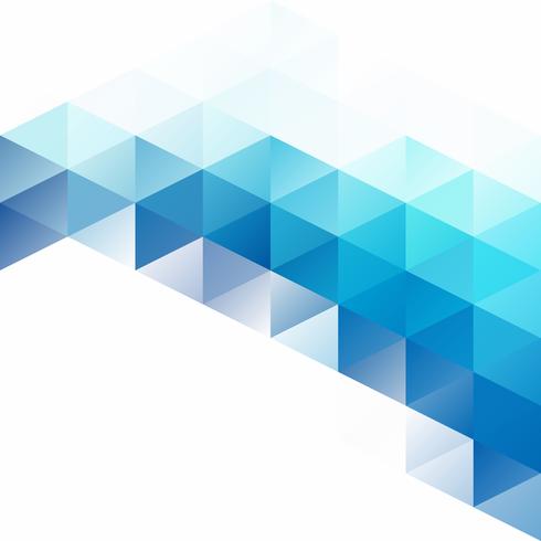 Blue Grid Mosaic Background, Creative Design Templates vector