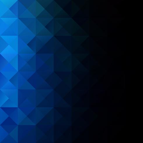 Fondo de mosaico de cuadrícula azul, plantillas de diseño creativo vector