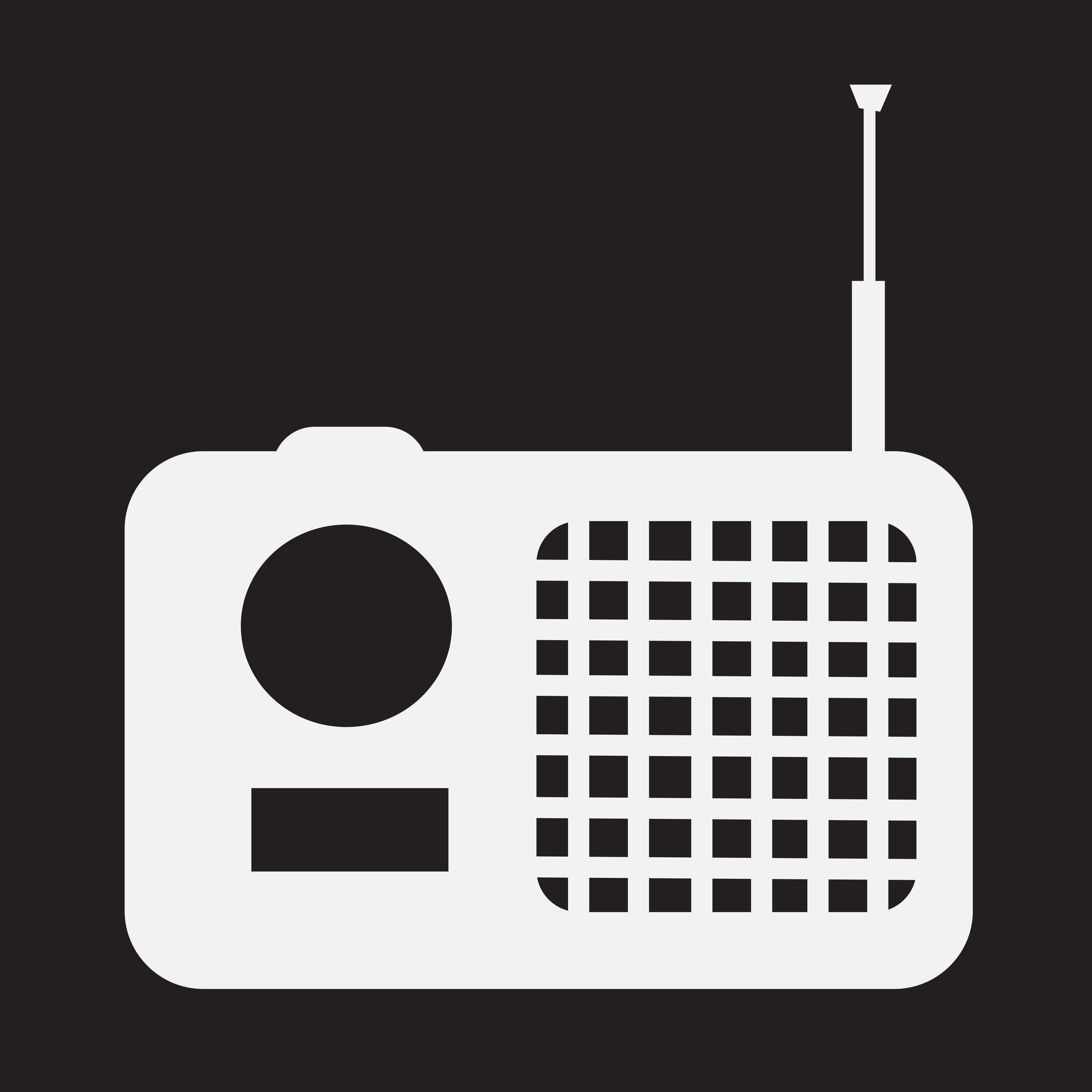 radio icon symbol sign 634760 Vector Art at Vecteezy