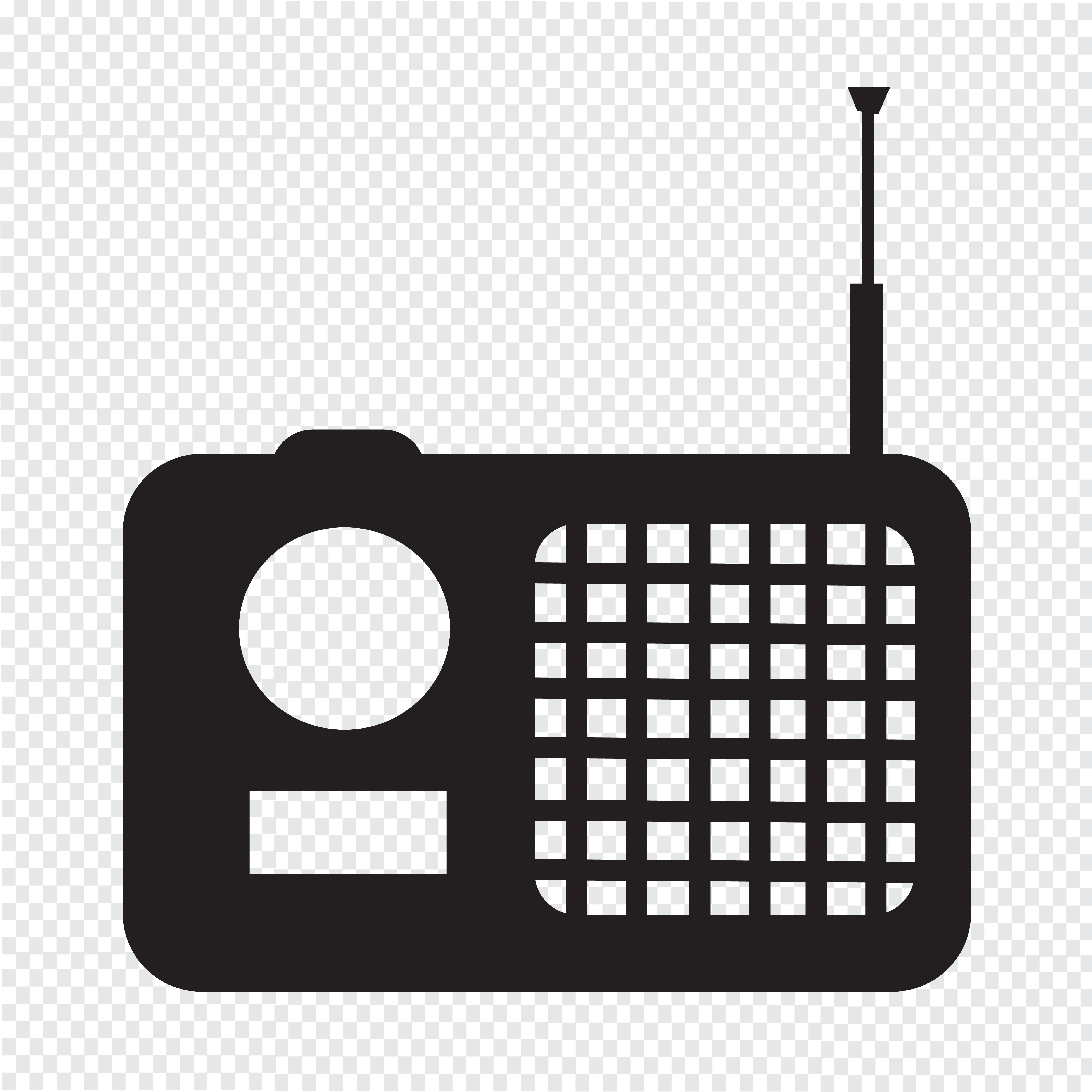 radio icon symbol sign 634782 Vector Art at Vecteezy
