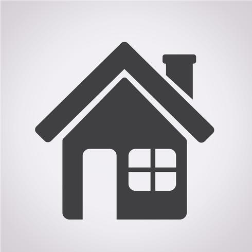 Home icon  symbol sign vector