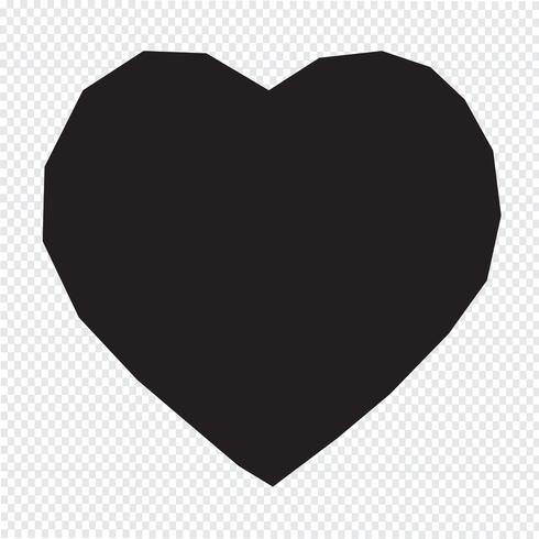 heart icon  symbol sign vector