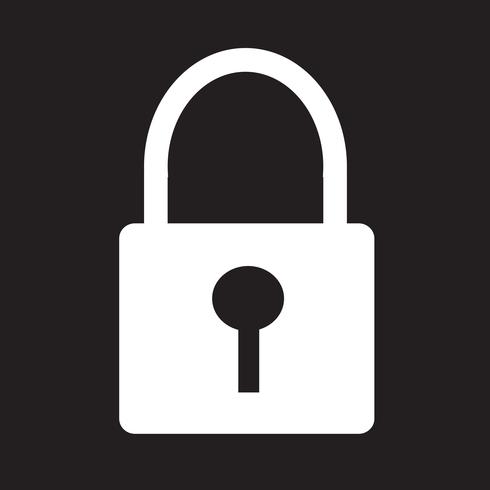 Lock Icon  symbol sign vector