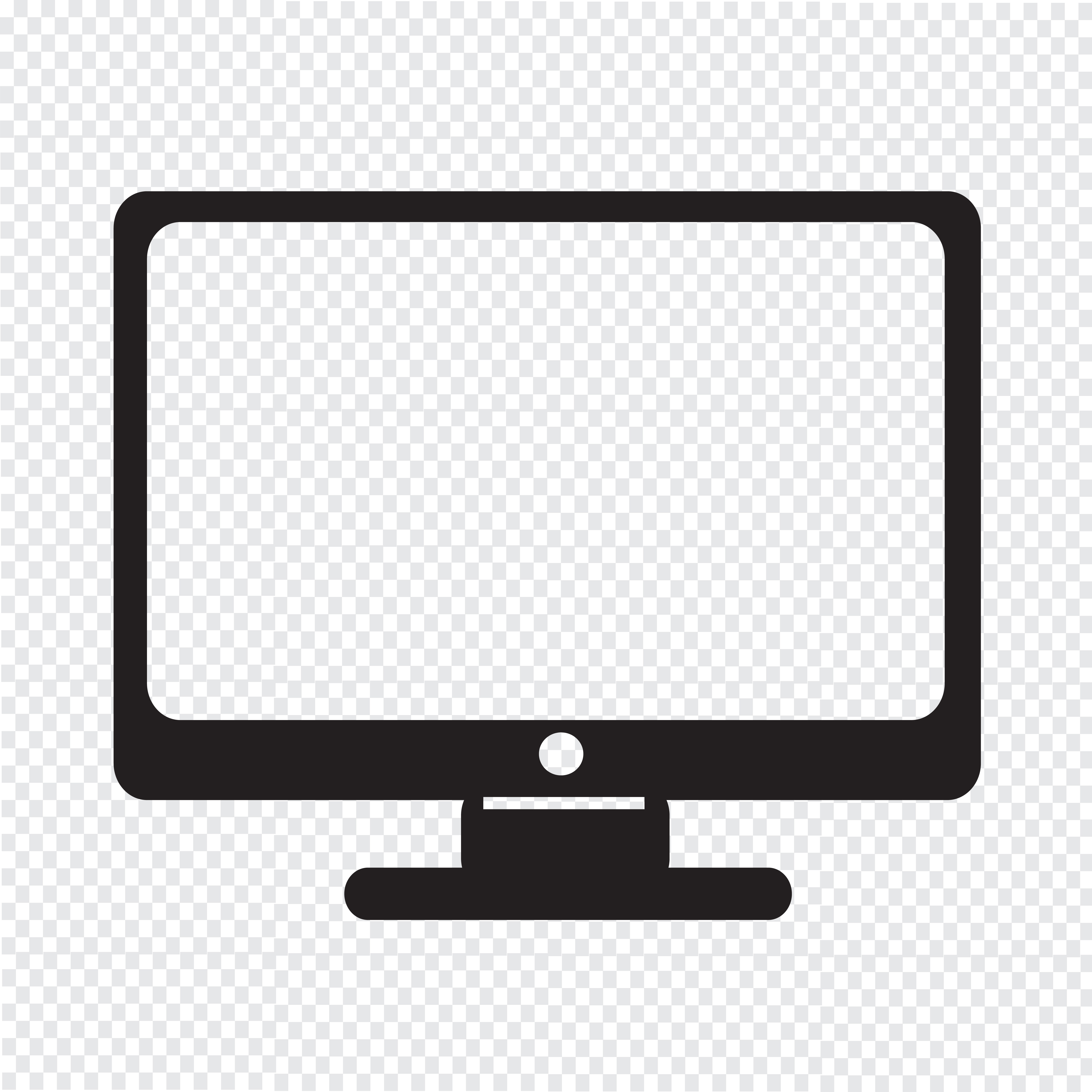 monitor icon symbol sign 634957 Vector Art at Vecteezy
