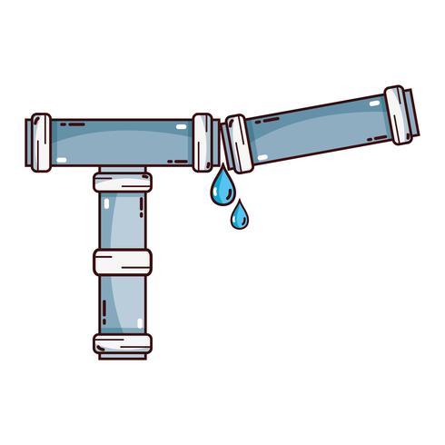 plumbing tube repair equipment construction vector