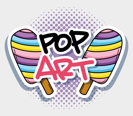 Pop art cartoons vector