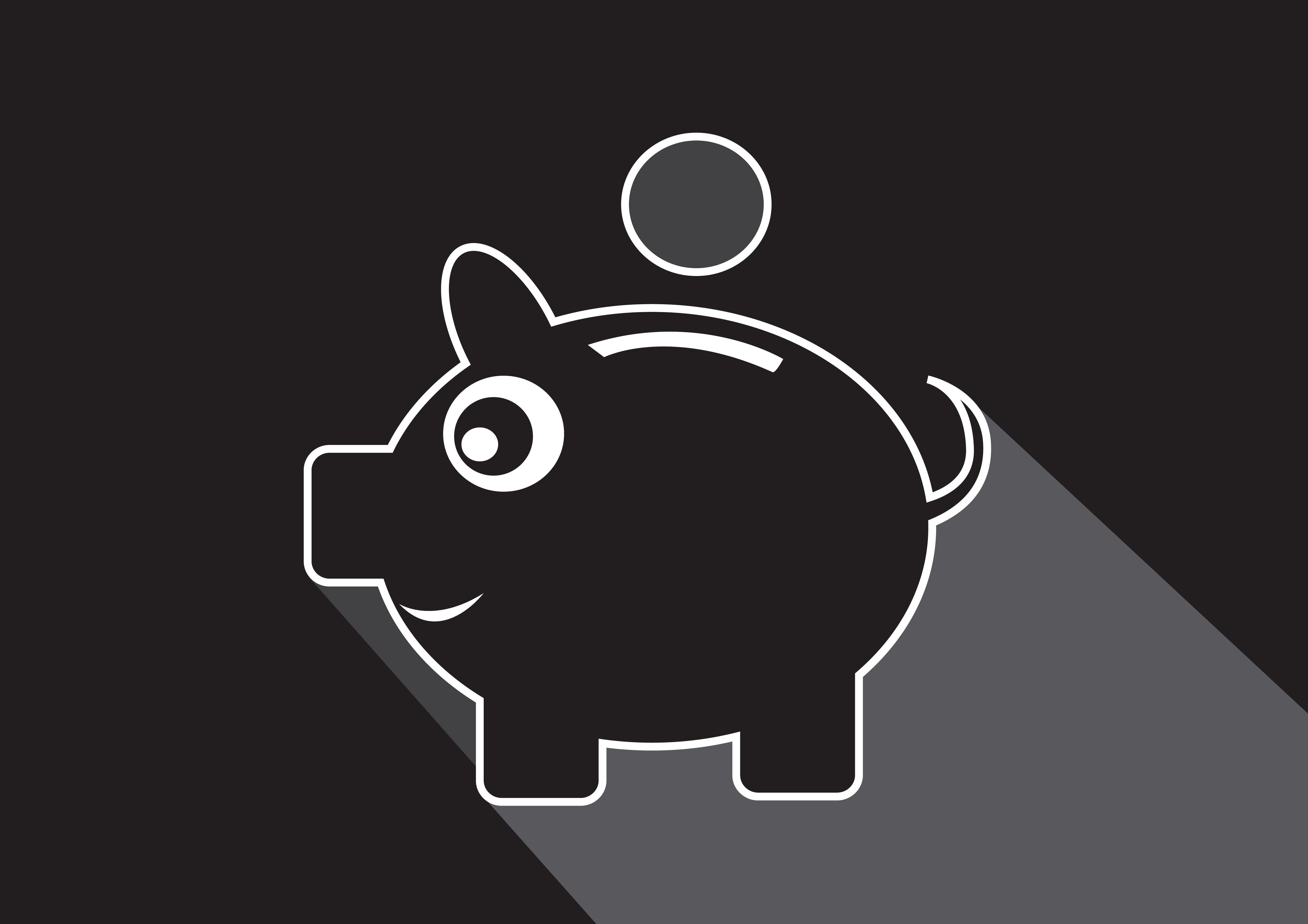 Piggy bank Symbol Sign 635664 Vector Art at Vecteezy