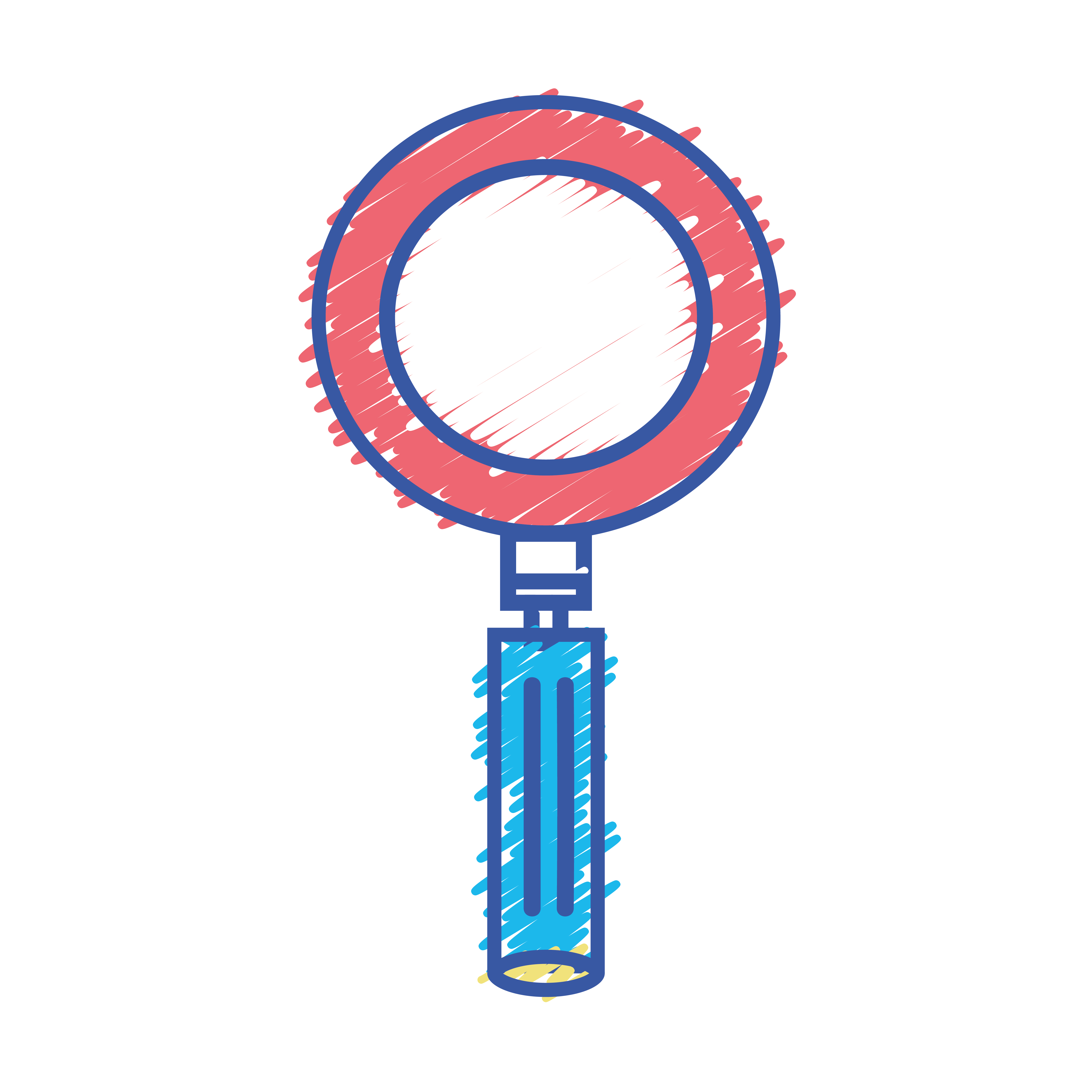 color marginifying glass tool with optical lens 635753 Vector Art at