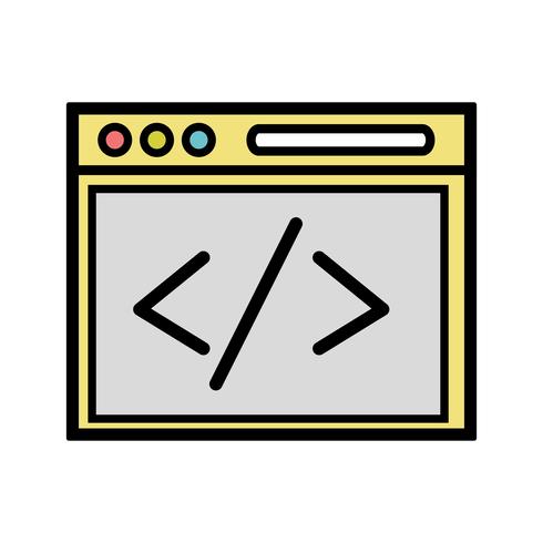 website element technology to search page vector