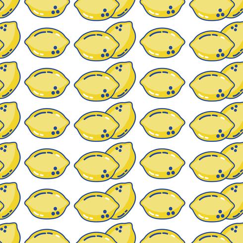 Fondo de comida de fruta orgánica de limones deliciosos vector