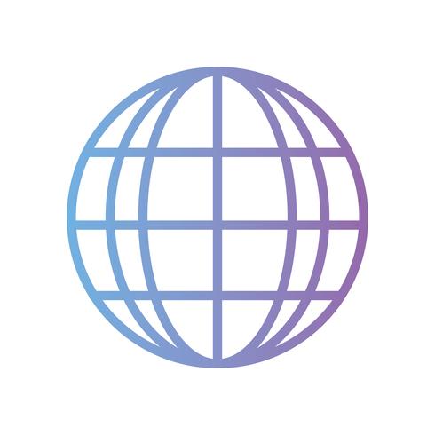 line global connection digital technology vector