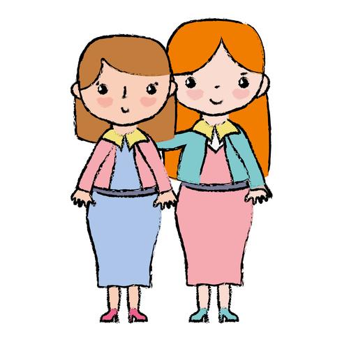 teacher with student to class education lesson vector