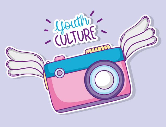 Youth culture cartoons vector