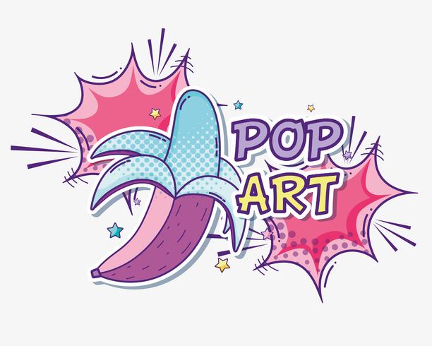 Pop art funny cartoons vector