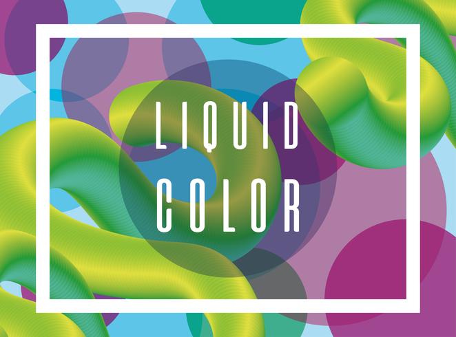 Futuristic liquid worm poster vector