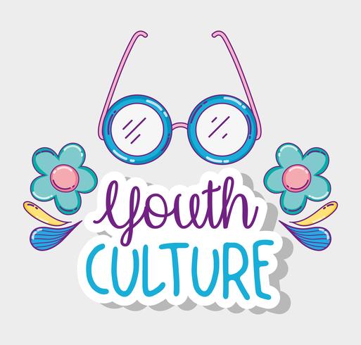 Youth culture cartoons vector