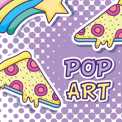 Pop art cartoons vector